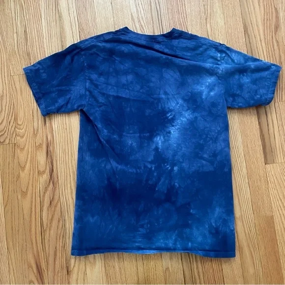 The‎ mountain bulldog dog blue tie dye T-shirt - Picture 7 of 8
